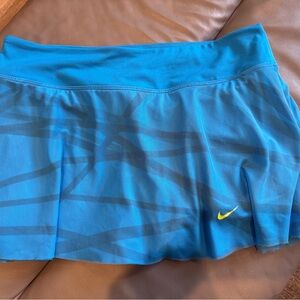 Nike Vibrant Blue Skirt with Yellow Accent